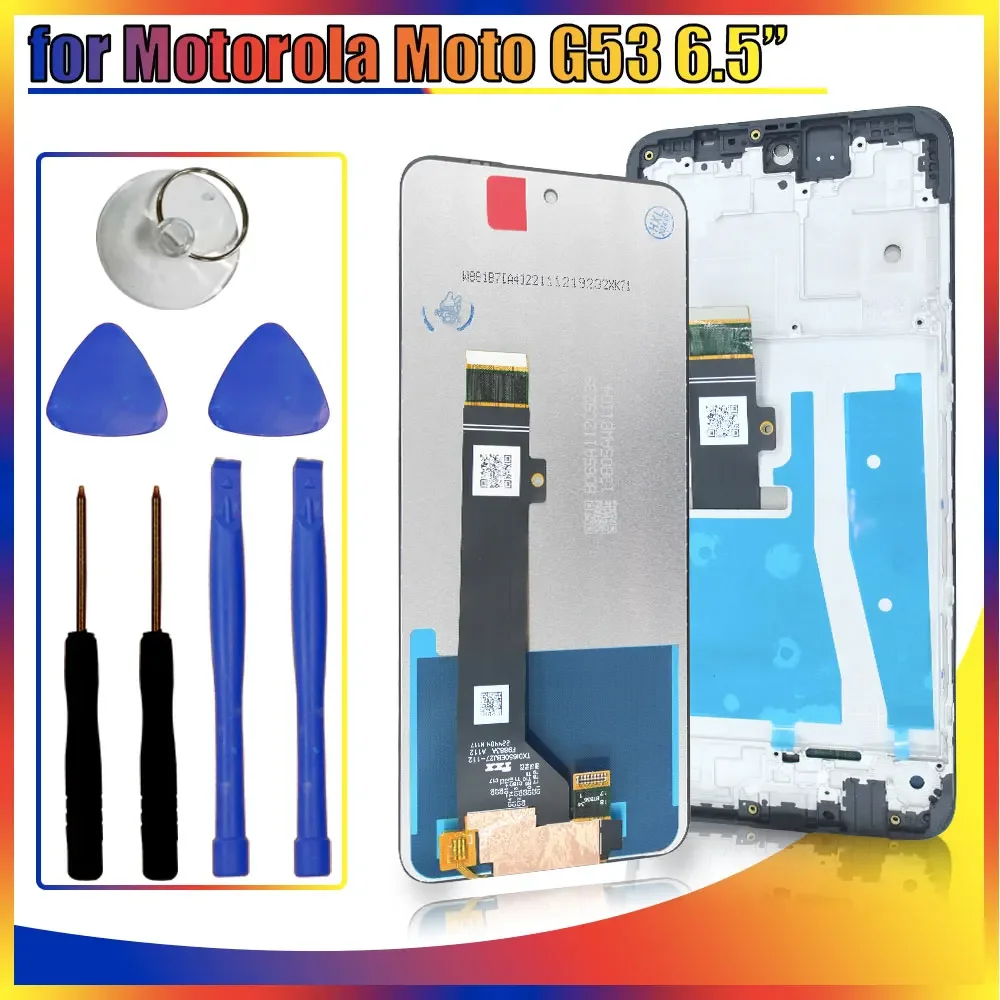 Новый ЖК-дисплей для Motorola Moto G53 XT2335-2 дигитайзер сенсорного экрана в сборе XT2335