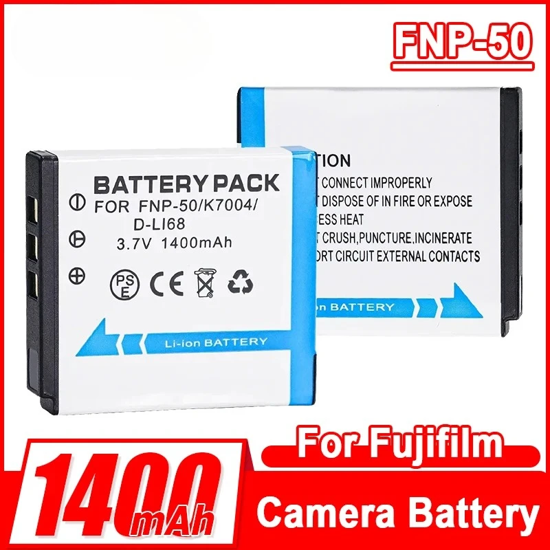 Фото Аккумулятор FNP-50 1400 мАч 3.7В для Fujifilm FinePix F200EXR F75EXR F70EXR F100fd F60fd F50fd XF1 XP100 №2
