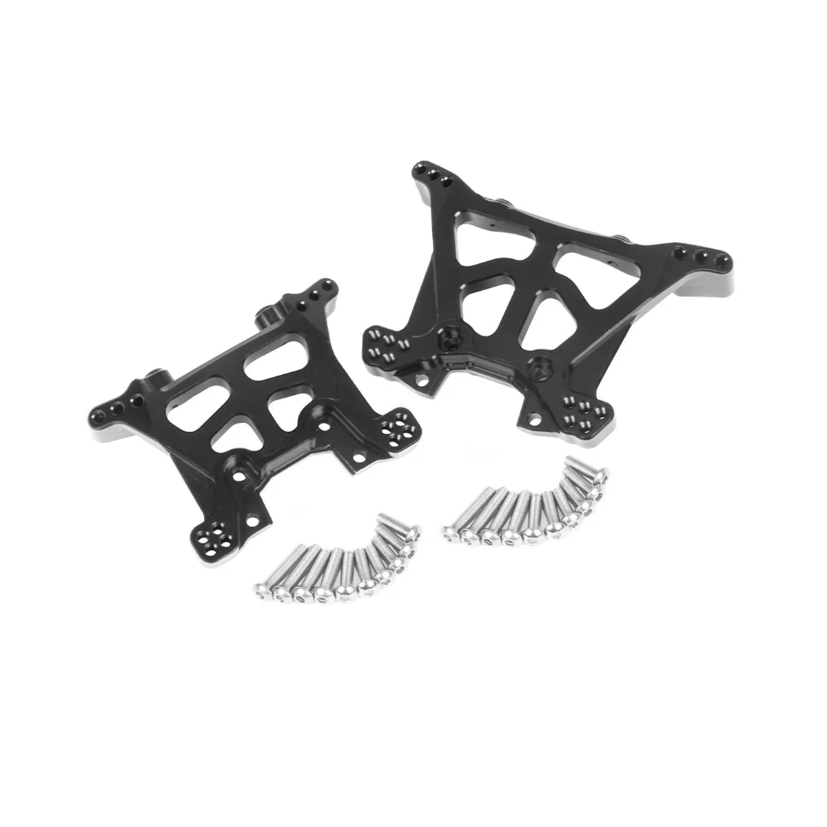 

Металлическая передняя амортизационная башня для 1/10 Slash 6838 6839 4WD RC Car Upgrade Parts, Черная