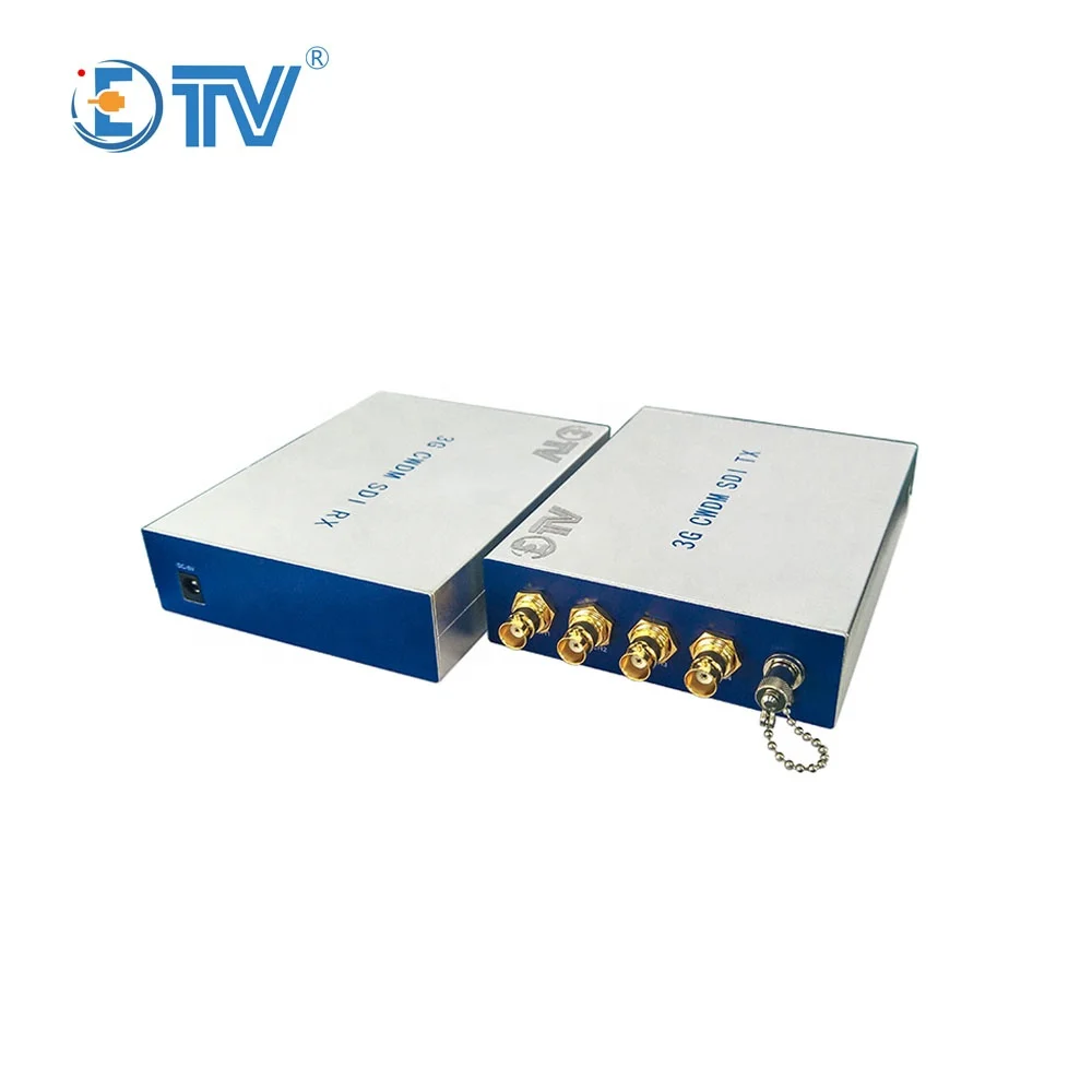 

ETV 4 channel 3G SDI over 1 fiber video extender 20KM