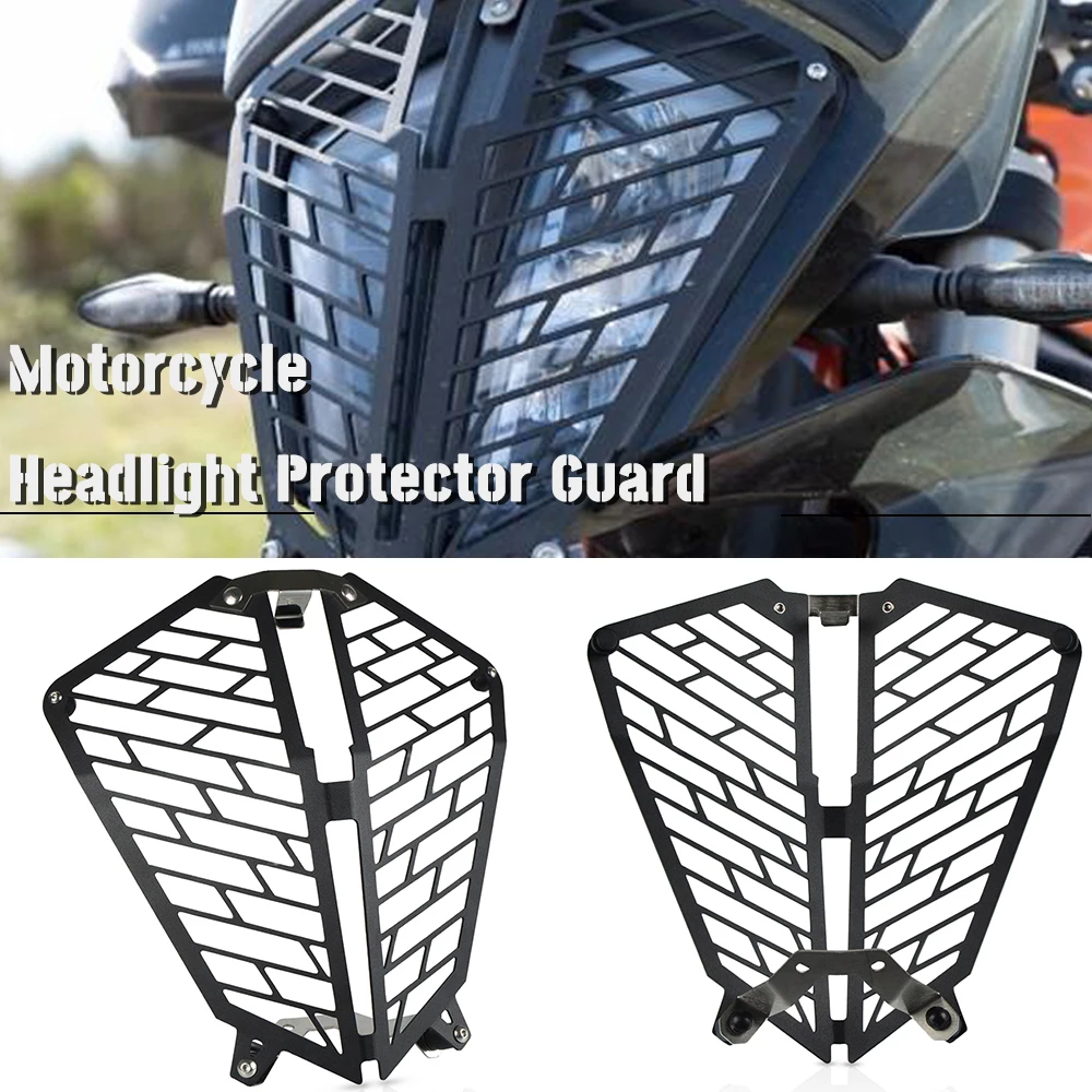 

2023 Headlight Protector Head Light Guard Cover Grille For 390 ADVENTURE 790 890 ADVENTURE ADV R S 2019 2020 2021 2022