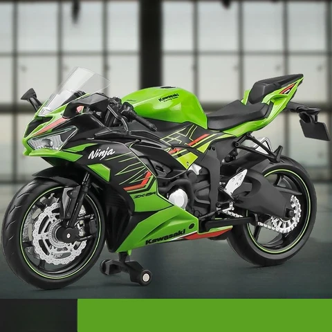 1/12 Kawasaki Ninja ZX-6R игрушка-мотоцикл 1:12 RMZ City литая под давлением модель супер спортивная миниатюрная коллекция подарок для мальчиков и детей