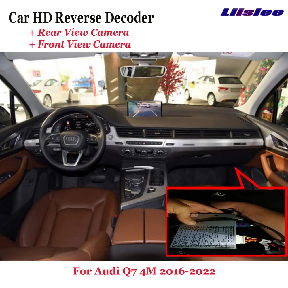 

Car DVR Rearview Front Camera Reverse Image Decoder For Audi Q7 4M 2016-2022 Original Screen Upgrade