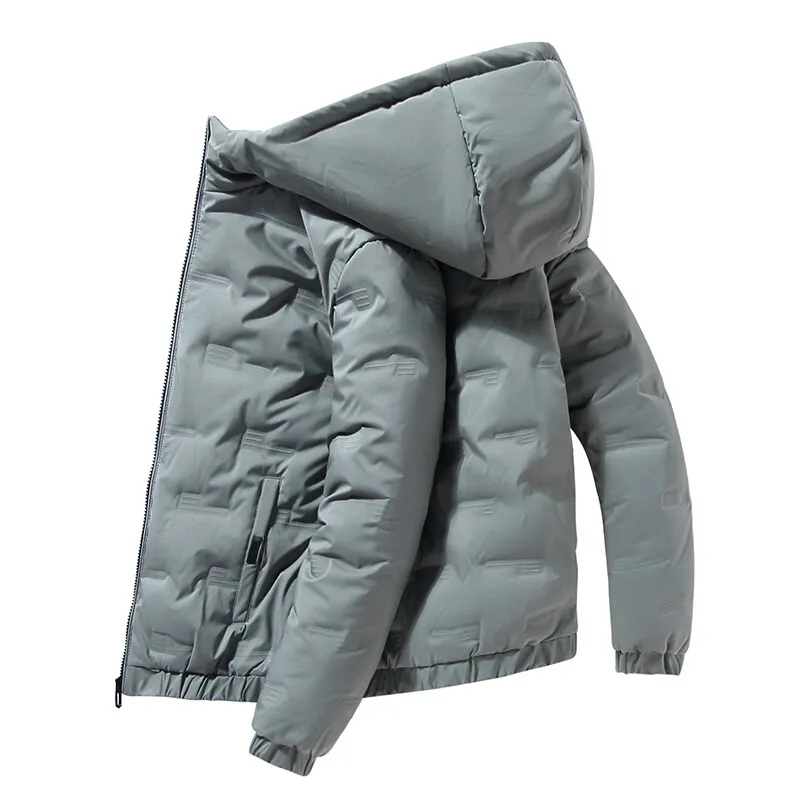 Men's Winter New Thick Tide Brand Cotton-padded Jacket Youth Winter Coat Hooded Down Cotton-padded Jacket Seven Colors Optional