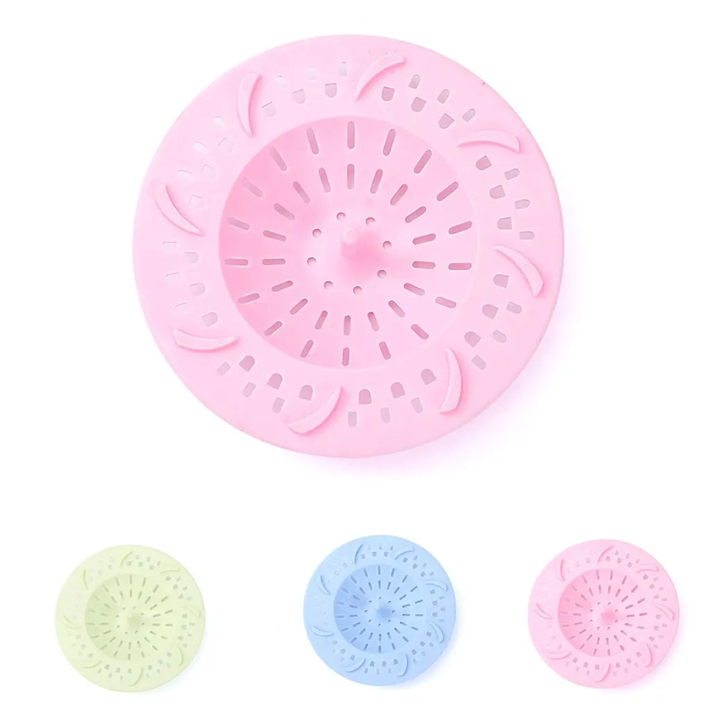 

suef Bathroom kitchen Silicone hair filter sink strainer Prevent sewer clogging