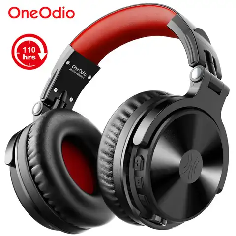 Oneodio 110h Беспроводная Bluetooth 5,2 гарнитура + Проводные Игровые наушники 2 в 1 с микрофоном для ПК PS4 колл-центра офиса Skype
