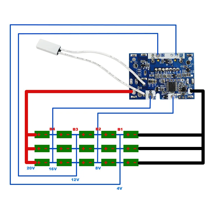 

BL1830 Li-ion battery PCB charging protection circuit board is suitable for Makita 18V 1.5Ah 3Ah 6Ah 9Ah BL1815 BL1860 BL1890