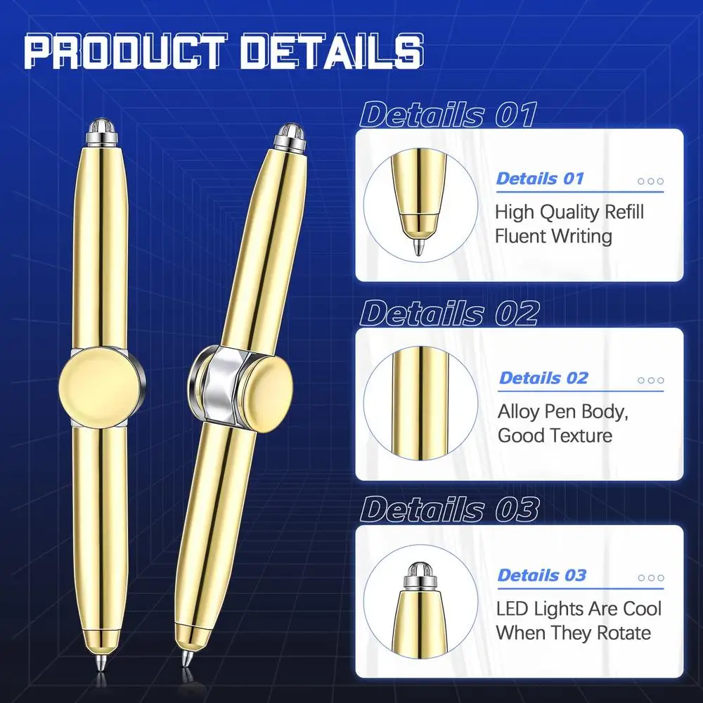 Вращающаяся ручка-Спиннер для снятия стресса гироскоп декомпрессии ручка письма