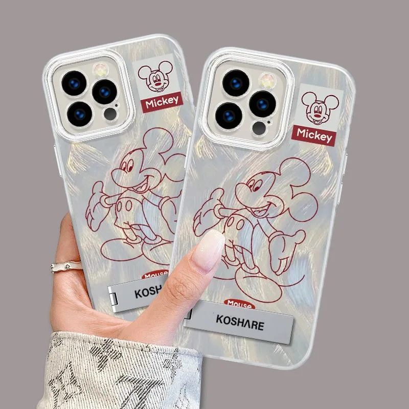 Чехол для телефона Disneies Mickeies Samsung Galaxy S24 S23 Ultra Plus 5G S21 FE текстурный чехол с перьями и