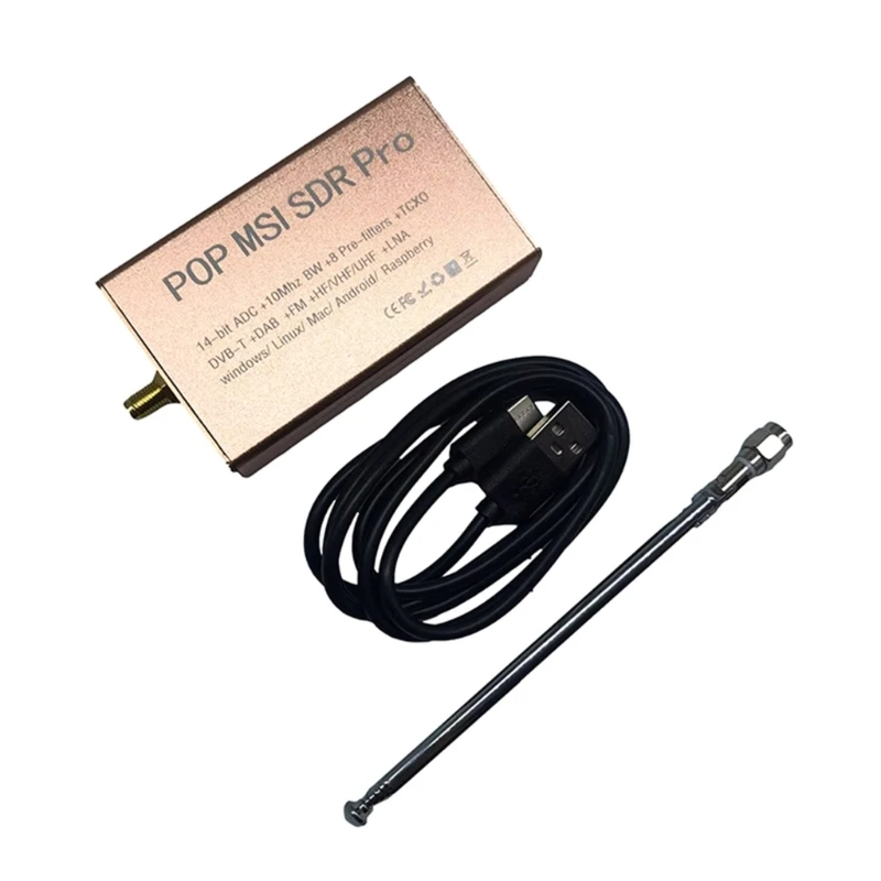

Radio Receiver 10KHz 2GHz Broadband 14bit SoftwareDefined Radios with TCXO Drop Shipping