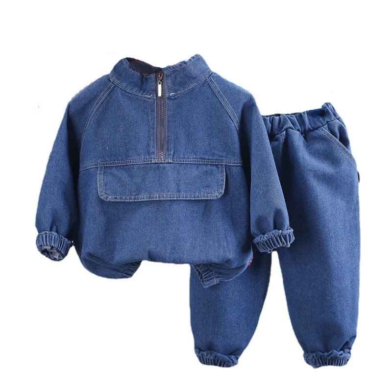 

New Spring Autumn Baby Boys Clothes Children Girls Fashion Solid Jacket Pants 2Pcs/Sets Toddler Casual Costume Kids Tracksuits