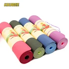 Коврик для йоги, коврик для упражнений, нескользящий складной коврик для спортзала, фитнеса, пилатеса, нескользящий напольный игровой коврик