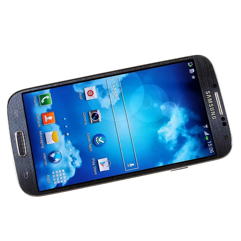 Фото Оригинальный мобильный телефон Samsung Galaxy S4 I9500 I9505, 2 ГБ + 16 ГБ, Super AMOLED, 5,0 дюймов, 13 МП + 2 МП, Wi-Fi, GPS, восьмиядерный процессор, Android-смартфон №1