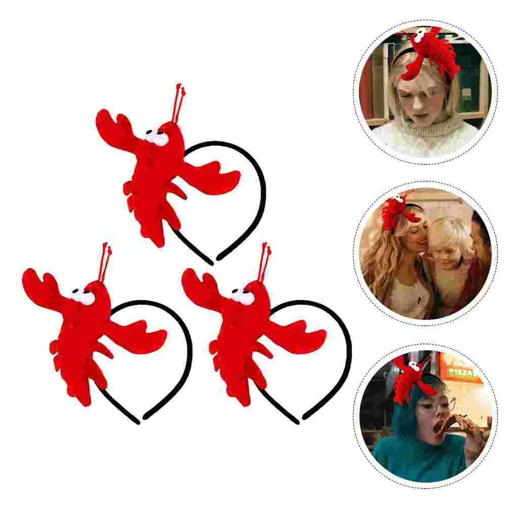 

3 шт. забавные повязки на голову, одежда для девочек, головной убор для раков, тюрбан, повязка на голову для раков, повязка на голову для Хэлло...