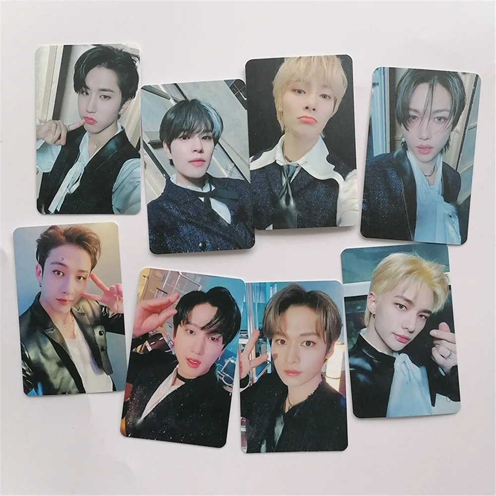 

Kpop 8pcs/set Stray Kids New LOMO Card The Sound MANIAC Photocard Hyunjin Felix Bangchan Lee Know Han Gift Fans Collection