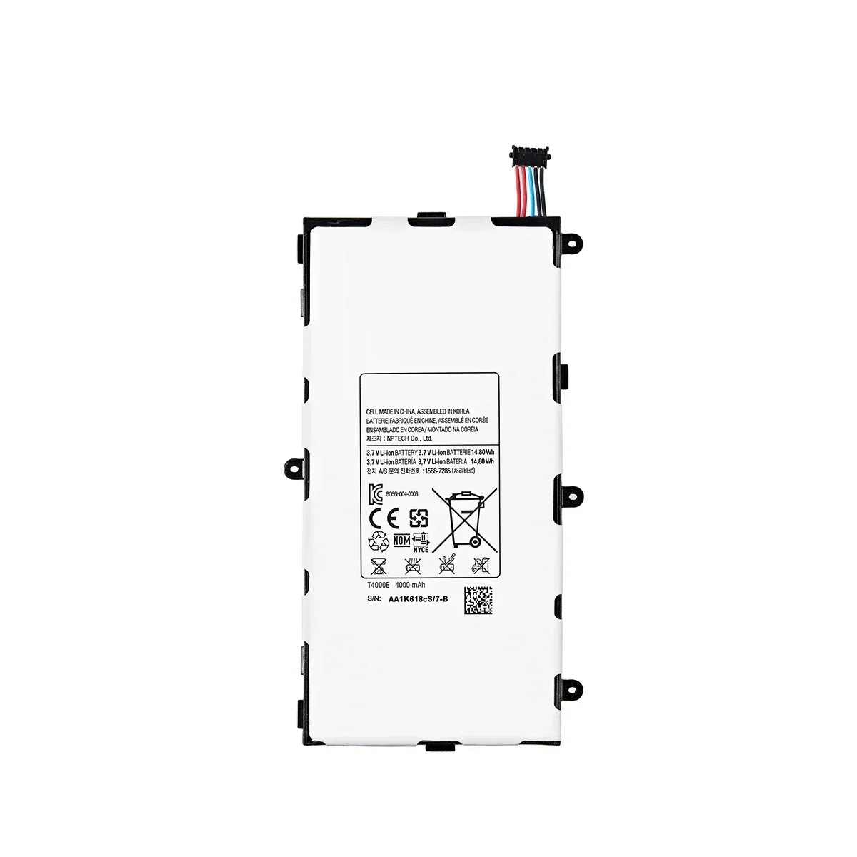 Новый аккумулятор для планшета T4000E 4000 мАч Samsung Galaxy Tab 3 7 0 '' T211 T210 T215 T217A T210R T2105