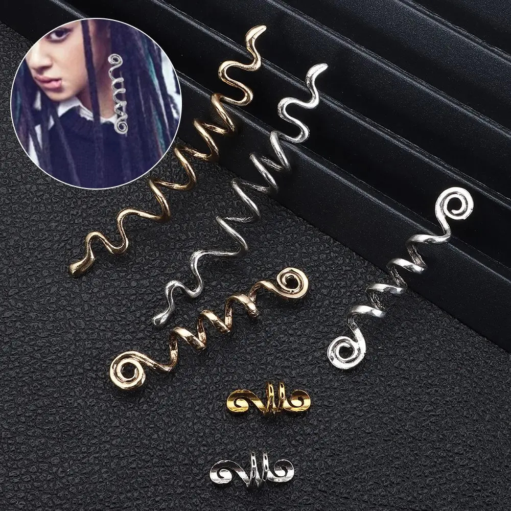 

New Statement Hair Accessories Vintage Hair Dread Braids Hair Cuffs Hair Ring Clip Dreadlock Accessories