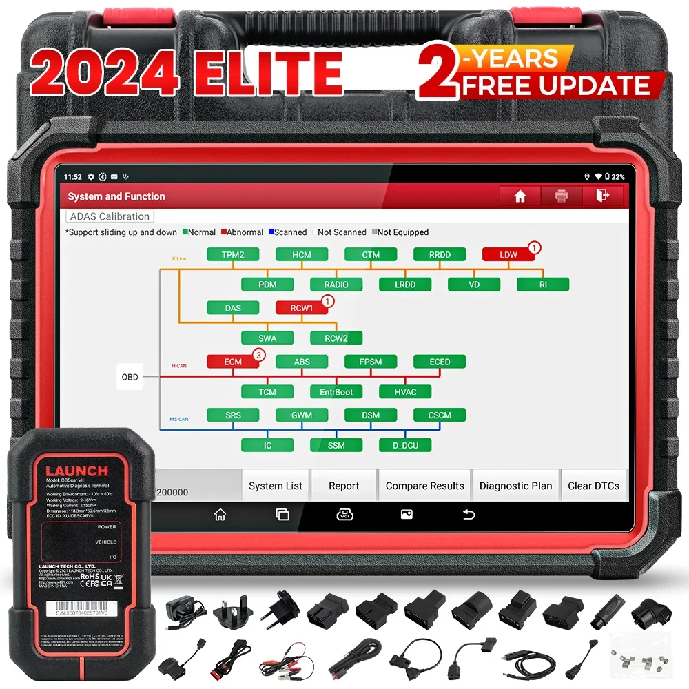 Запуск X431 Pro3S+ V5.0 Полная система Bluetooth Двунаправленный сканирующий инструмент OBD2