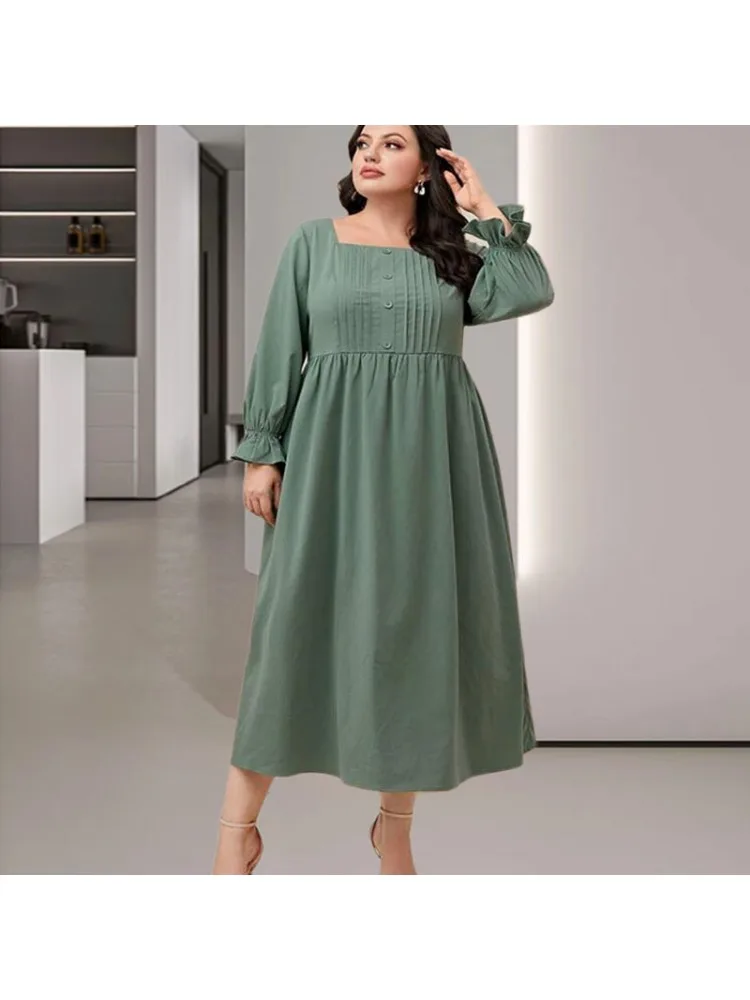 Рисунок 5 - Осеннее платье средней длины с