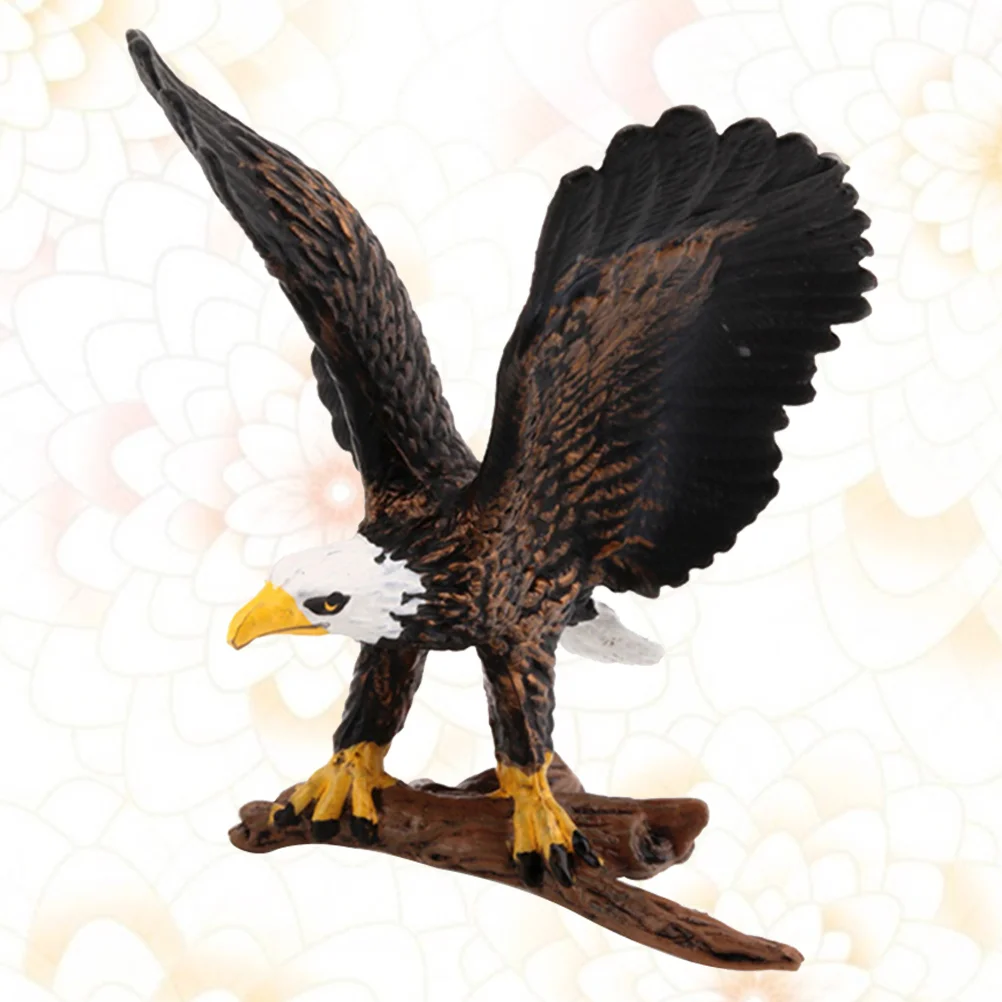

Animal Eagle Figurines Toy Ornament Figurine Decoration Wildlife Bald Miniature Statue Resinbird Sculpture Animals Model Mini
