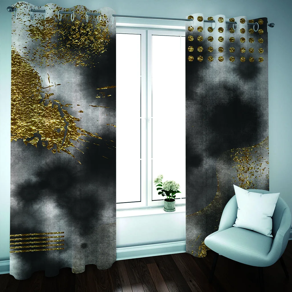 Роскошное украшение для гостиной HUANZHUANG креативные золотистые и серые