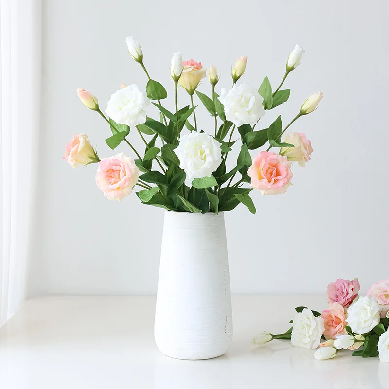 2 шт. увлажняющие Искусственные цветы Lisianthus 62 см