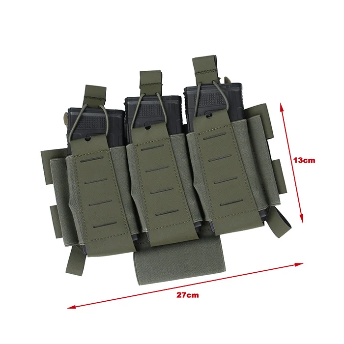 Placa táctica elástica TMC 556, chaleco con solapa, conjunto de bolsa, Ranger Green TMC3637(051628)