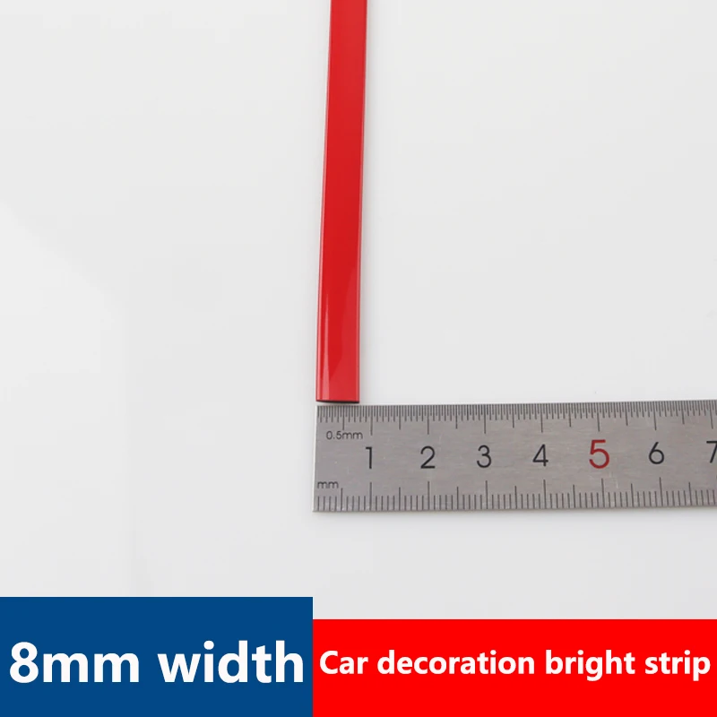 

Защитная полоса для дверей и окон автомобиля, декоративная полоса для дверей автомобиля, полоса для предотвращения столкновений, 3 м/5 м, автомобильный бампер, красная декоративная полоса