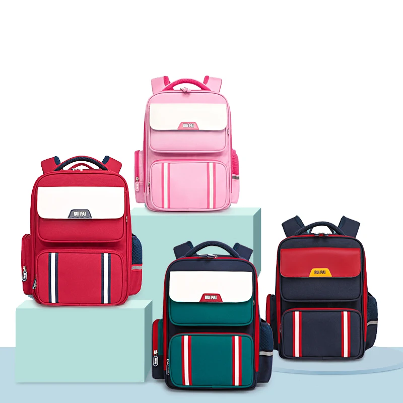 Школьные ранцы для начальной школы, новинка 2022, высококачественный водонепроницаемый рюкзак, рюкзак для девочек и мальчиков, детская школь...