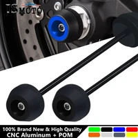 high quality motorcycle cnc front rear axle cap fork sliders crash sliders wheel protector for yamaha mt 01 mt01 mt 01 2005 2012