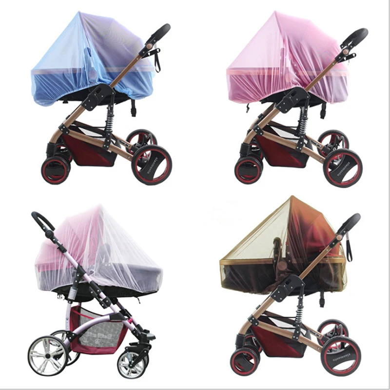 

Useful Mesh Buggy Crib Netting Cart Mosquito Net Pushchair Full Cover Net Infants Baby Stroller Pushchair Mosquito Insect Net