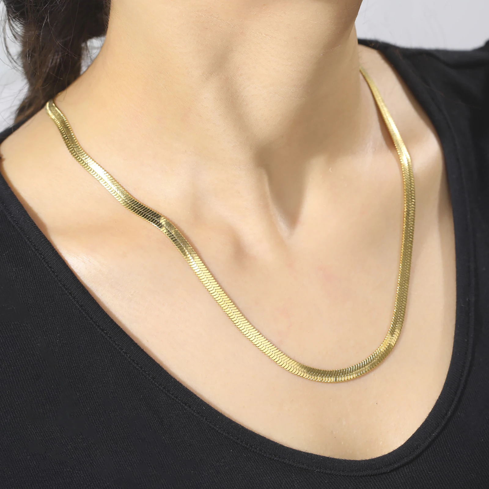 Skyrim Ожерелье-цепочка в виде змеи из нержавеющей стали для женщин и мужчин