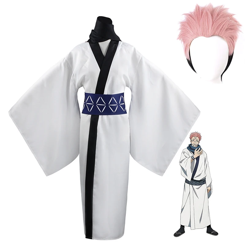 Аниме Jujutsu Kaisen Ryomen Sukuna косплей для взрослых мужчин и женщин наряды кимоно Hanfu