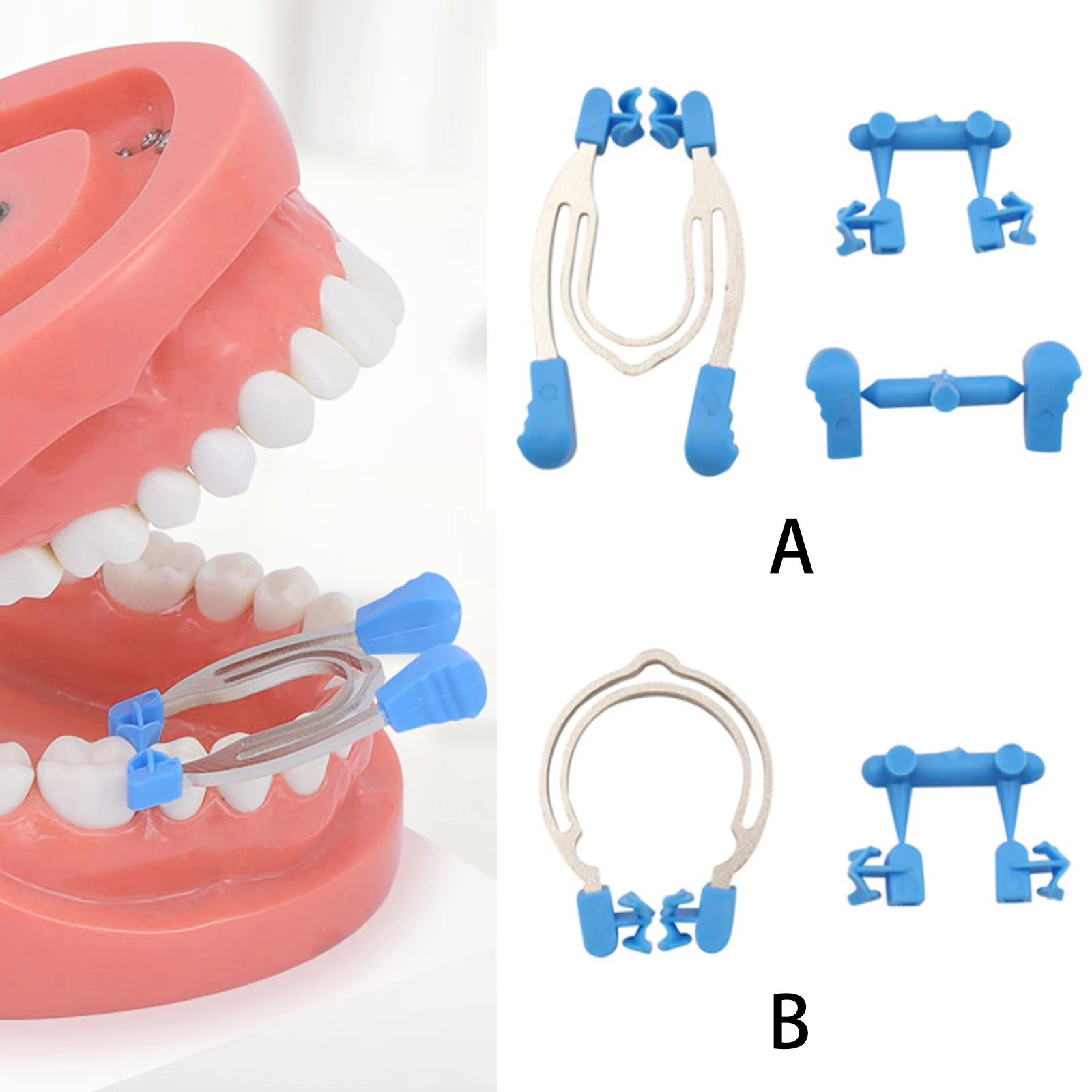 

Dental Matrix Sectional Contoured Matrices Clamps Wedges Metal Spring Clip Rings Dentist Tools Dentistry Lab Instrument