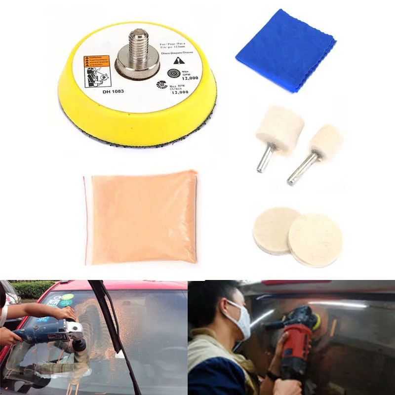 

Car Glass Polishing Kit Windscreen Window Scratches Remover Auto Glass Polishing Kit Repair Tool