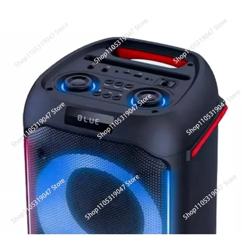 Фото Портативная акустическая система Party Box 710 с Bluetooth, мощным басом, крутой подсветкой и функцией караоке для вечеринок на открытом воздухе №3