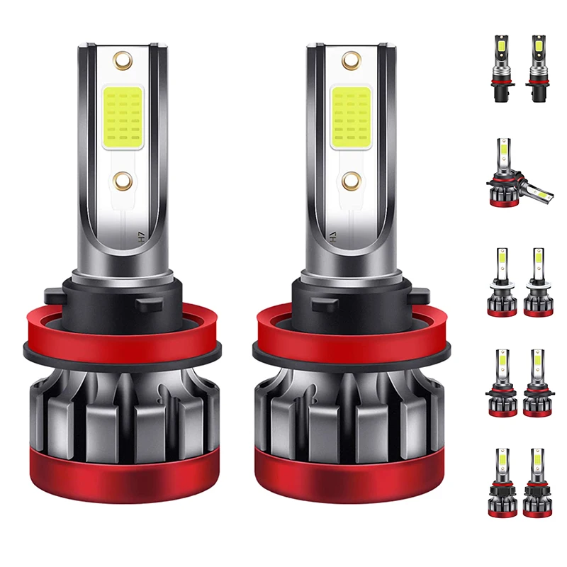 

2PCS LED Motorcycle Headlight 8000K 3000LM Blue LED Fog Light Waterproof Super Bright Car