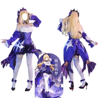 genshin impact fischl costume cosplay suit wig outfit resonating vision