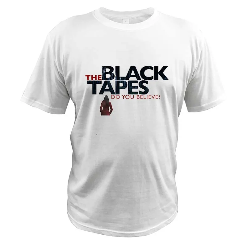 

The Black Tapes T Shirt Horror Movies Podcast Lovers Vintage Short Sleeve EU Size 100% Cotton Unisex Summer Casual T-shirt