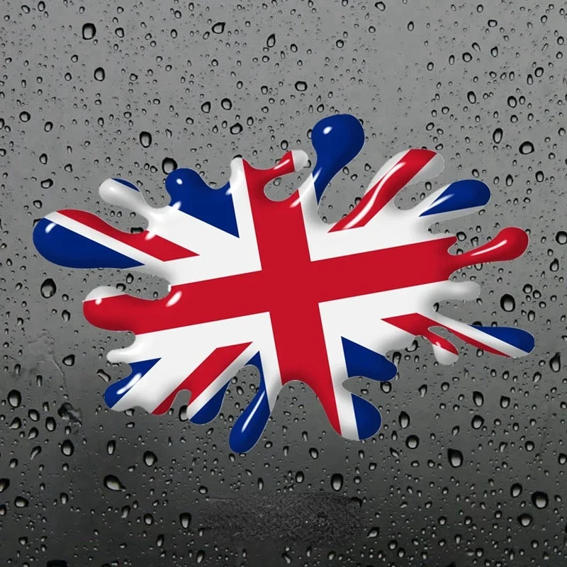 

Виниловый 3d дизайн с затененым эффектом Splat с США, Германия, Италия, Юнион Джек, британская Англия, флаг Шотландии, автомобильная наклейка