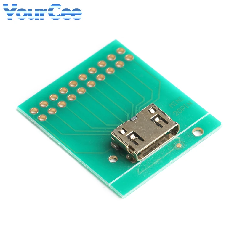 Переходник для тестирования Mini HDMI 2 шт. переходник с разъемом типа C мама 20