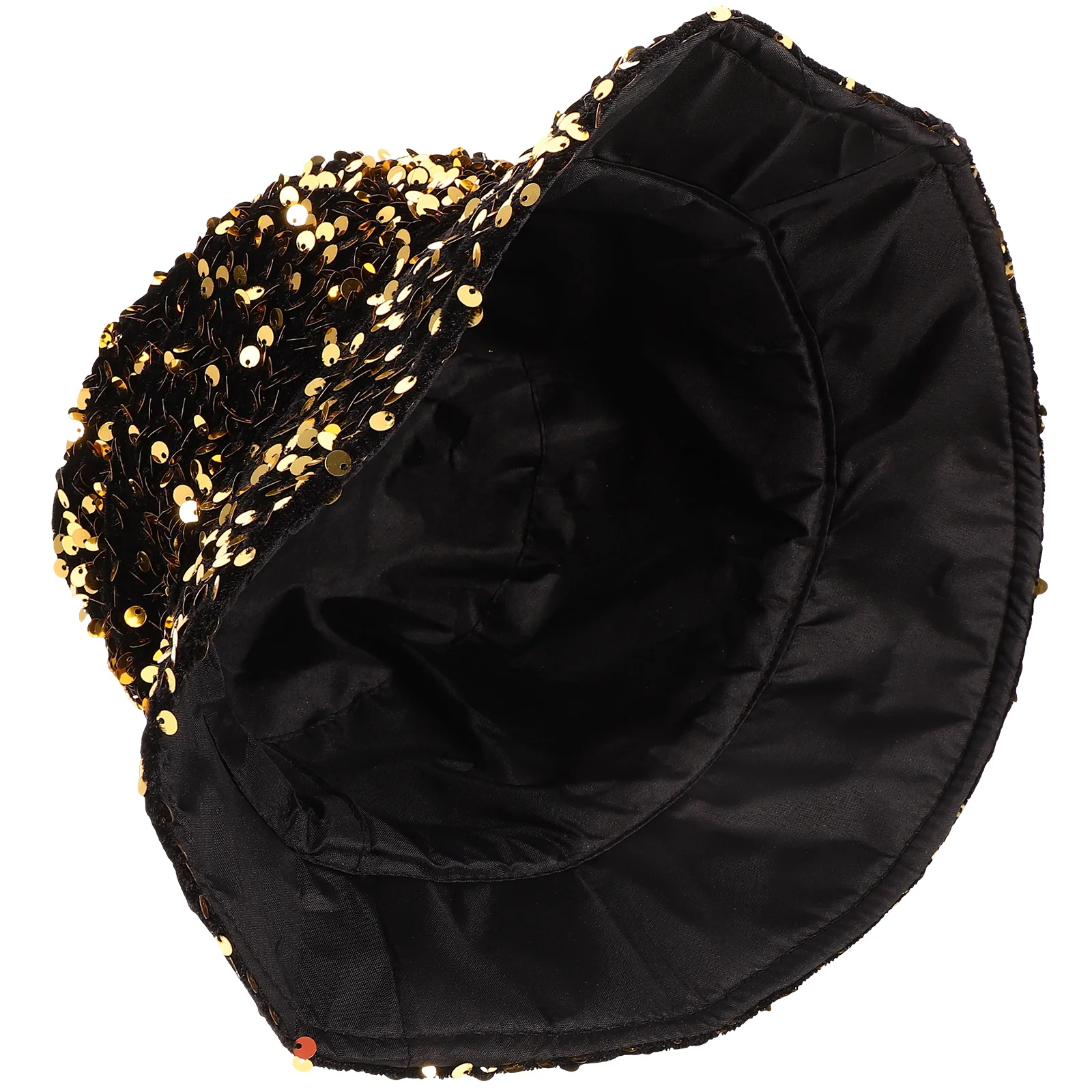 

Bucket Hat Stage Hat Cosplay Party Costume Prop Performance Hat Prop Glitter Sequins Fisherman Hat