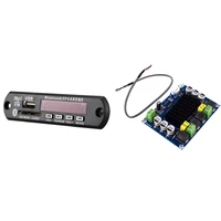 15wx2 amplifier board mp3 decoder board bluetooth 5 0 receiver with dual channel stereo digital audio amplifier board