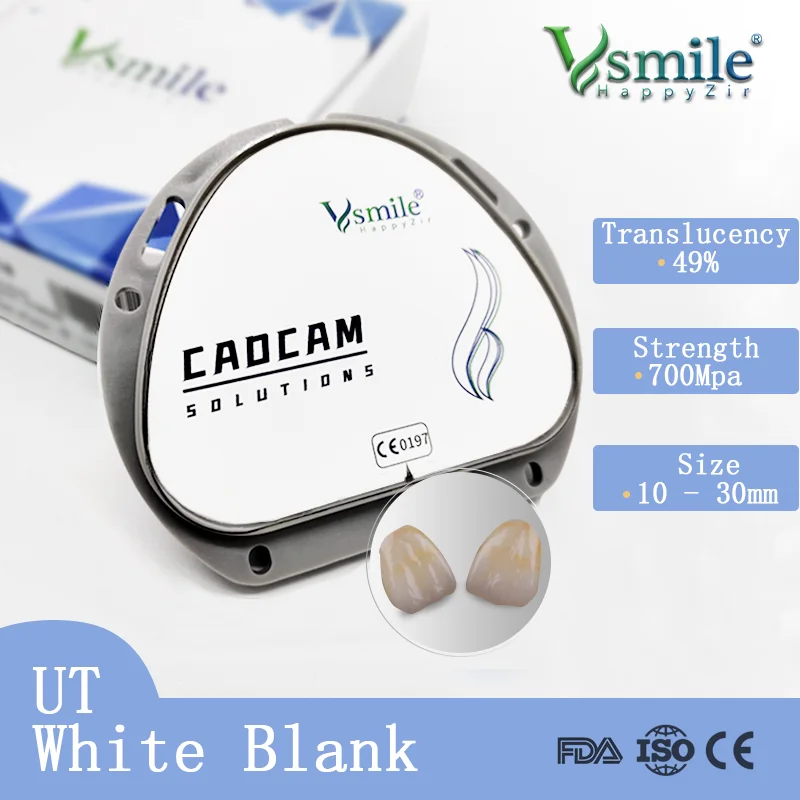 

UT whtie AG Machinable Ceramics in Dentistry For Amanm Girrbach Dental Lab Material White Block Full Contour