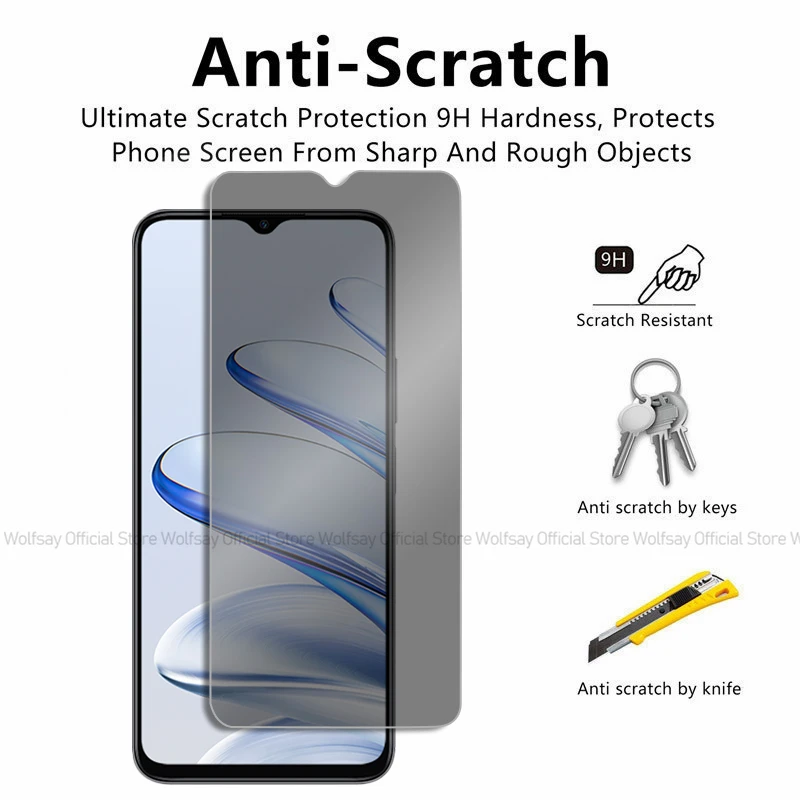 2/4 шт. протектор экрана для Honor 70 Lite антишпионское закаленное стекло полностью