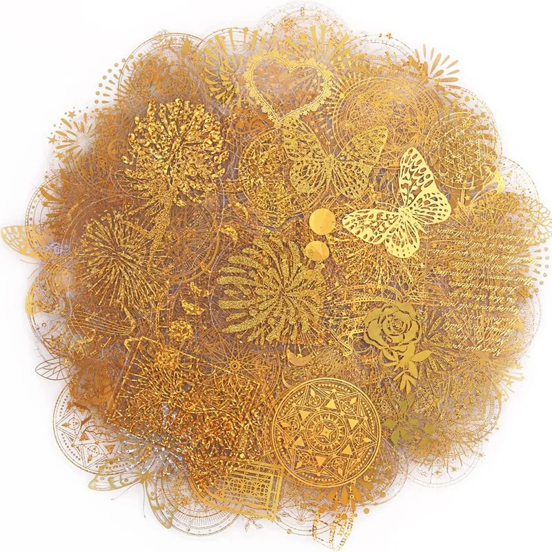 

Альбом для стикеров с флэш-наклейками, самоклеящиеся Стикеры для горячего тиснения для творчества, дневника, альбома для скрапбукинга, ноут...