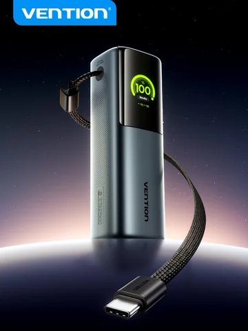 Vention CCC 20000 мАч 165 Вт Powerbank PD с быстрой зарядкой Портативный 3C сертифицированный внешний аккумулятор для ноутбука MacBook Внешнее зарядное устройство