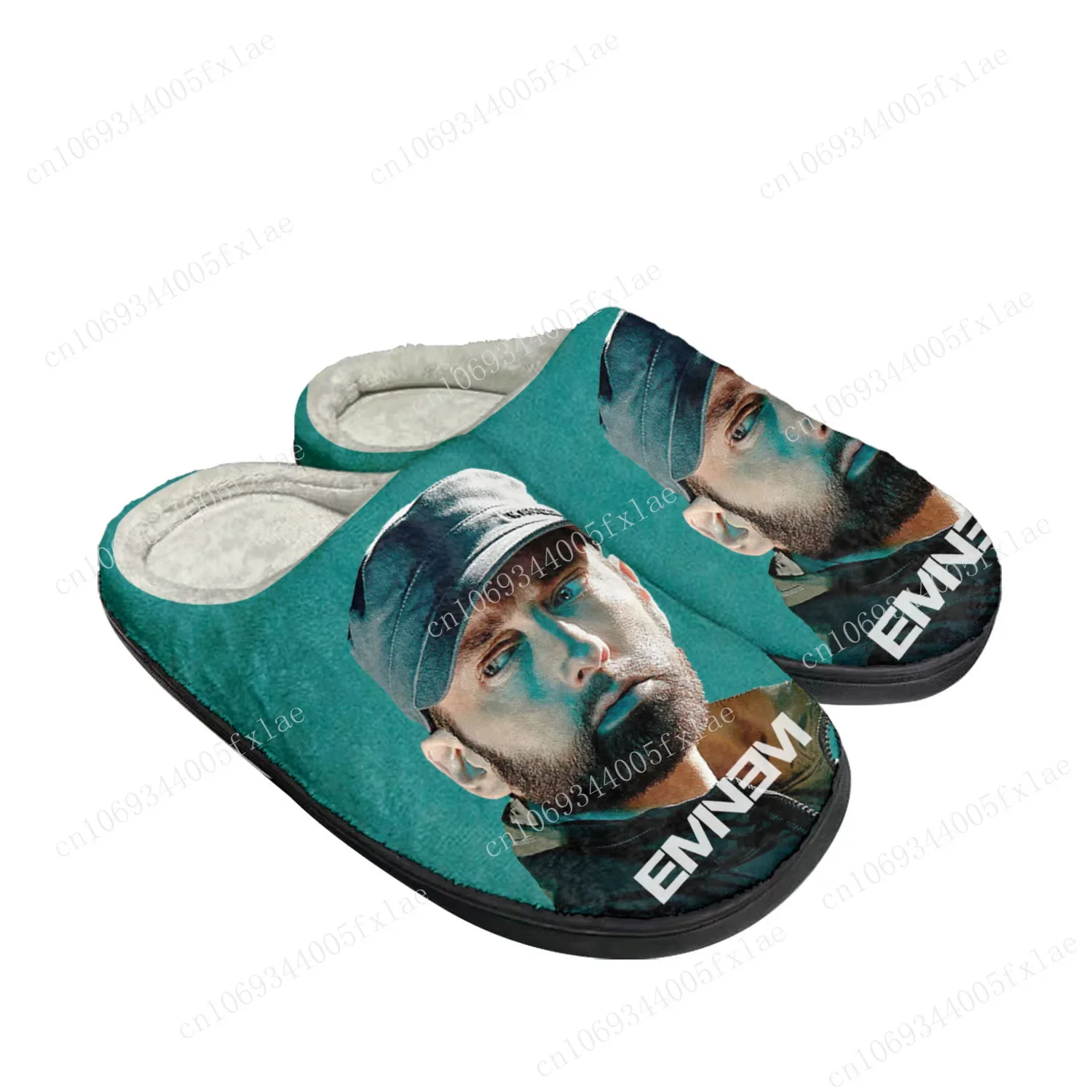 Популярные Музыкальные домашние хлопковые тапочки Eminem в стиле хип-хоп мужские и