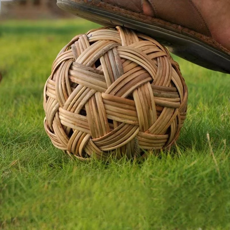 

Плетеная вручную ротанговая лоза для древнего футбола Cuju Hanfu стрельба 15 см Натуральная лоза бамбуковый плот футбольный мяч