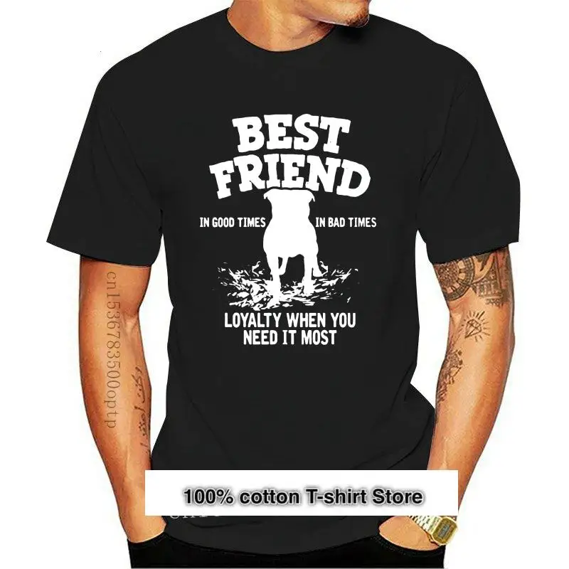 

Camiseta con estampado de Pitbull Bestfriend para hombre, ropa para parte superior masculina, nueva